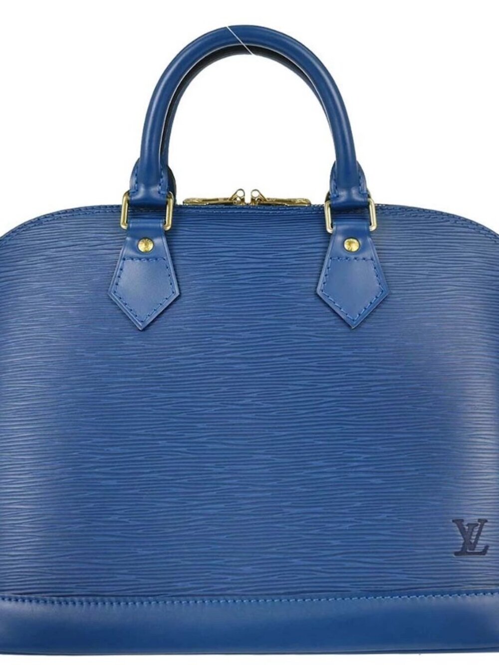 Louis Vuitton Blue Epi Alma Handbag M52145 AR1907 168809